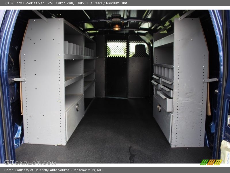 Dark Blue Pearl / Medium Flint 2014 Ford E-Series Van E250 Cargo Van