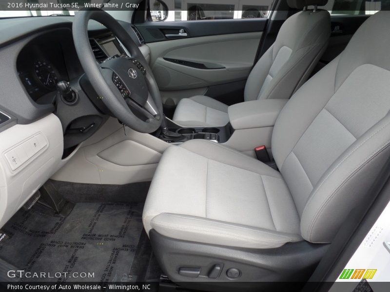 Winter White / Gray 2016 Hyundai Tucson SE