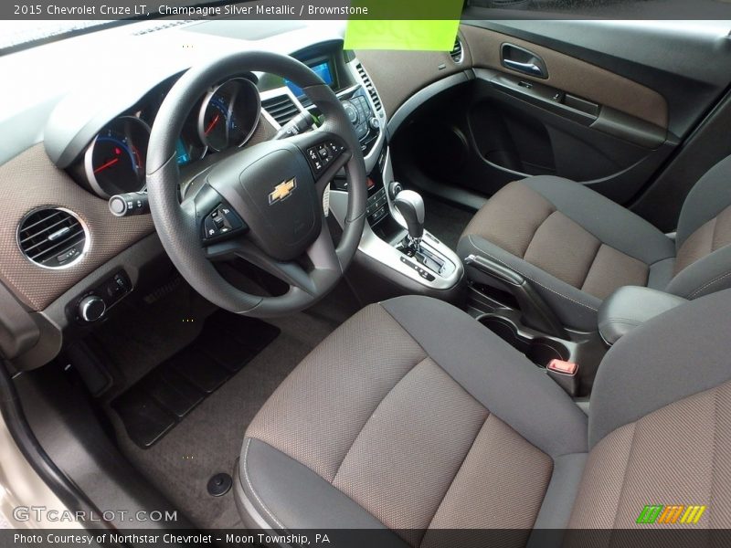 Champagne Silver Metallic / Brownstone 2015 Chevrolet Cruze LT