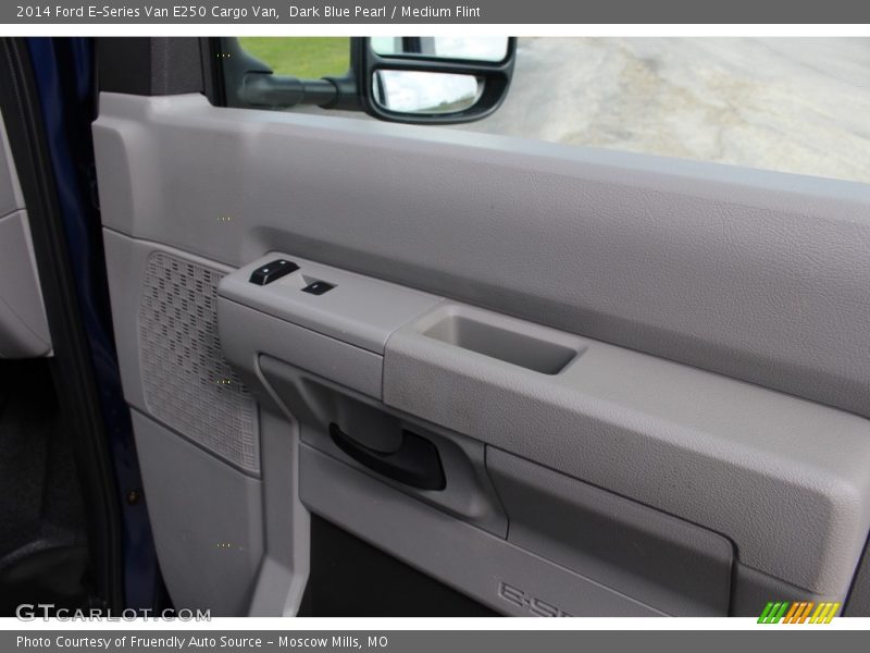 Dark Blue Pearl / Medium Flint 2014 Ford E-Series Van E250 Cargo Van