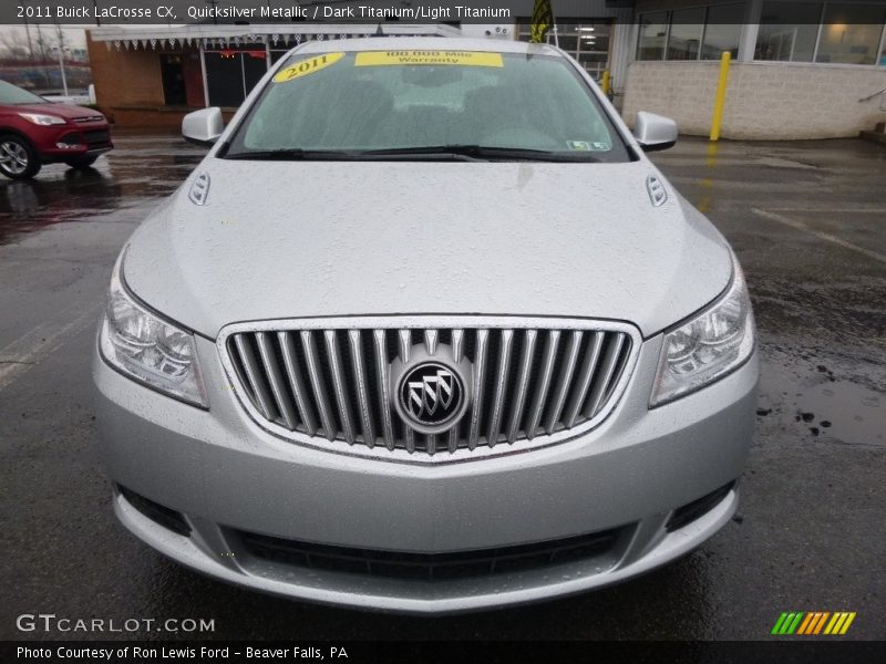 Quicksilver Metallic / Dark Titanium/Light Titanium 2011 Buick LaCrosse CX