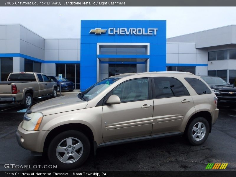Sandstone Metallic / Light Cashmere 2006 Chevrolet Equinox LT AWD