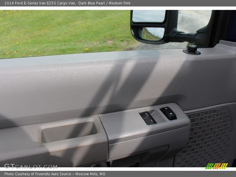 Dark Blue Pearl / Medium Flint 2014 Ford E-Series Van E250 Cargo Van