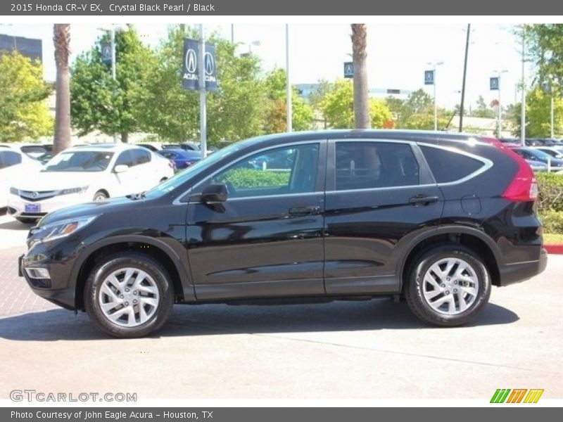 Crystal Black Pearl / Black 2015 Honda CR-V EX