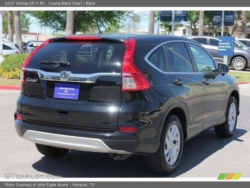 Crystal Black Pearl / Black 2015 Honda CR-V EX