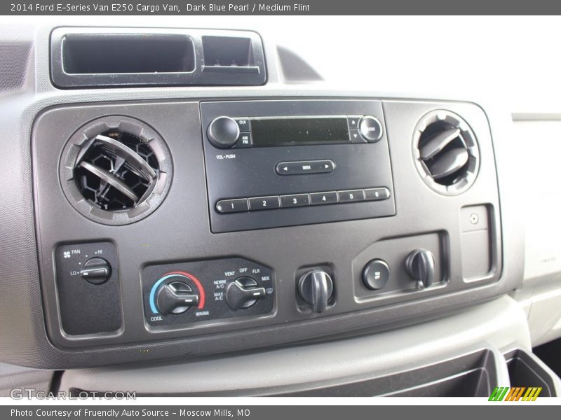 Dark Blue Pearl / Medium Flint 2014 Ford E-Series Van E250 Cargo Van