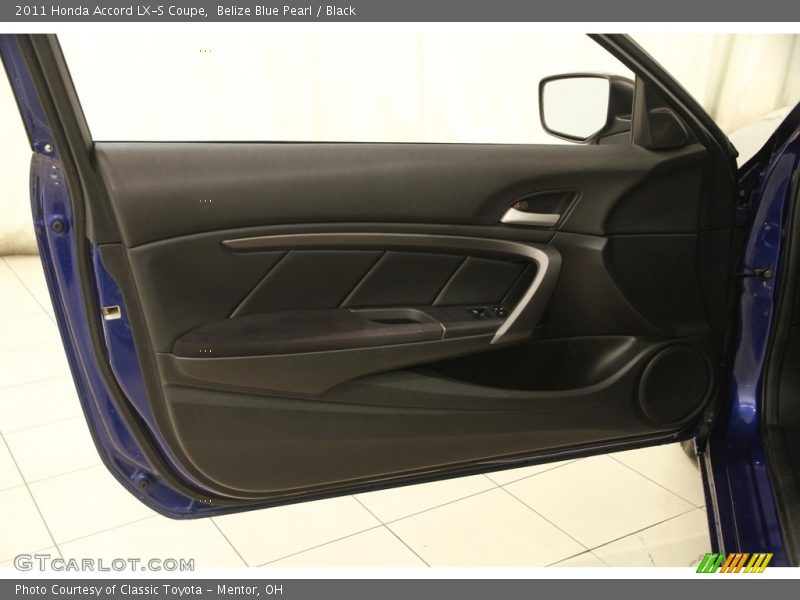 Belize Blue Pearl / Black 2011 Honda Accord LX-S Coupe