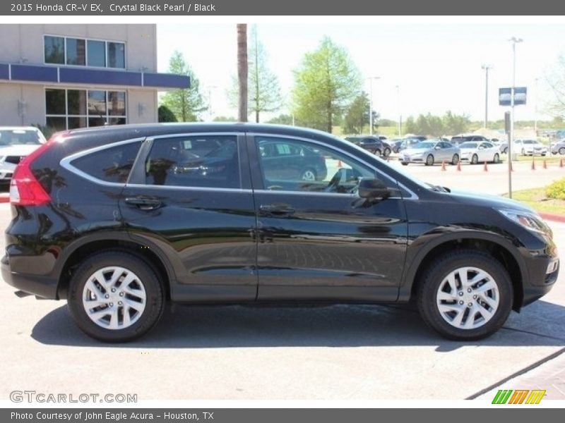 Crystal Black Pearl / Black 2015 Honda CR-V EX