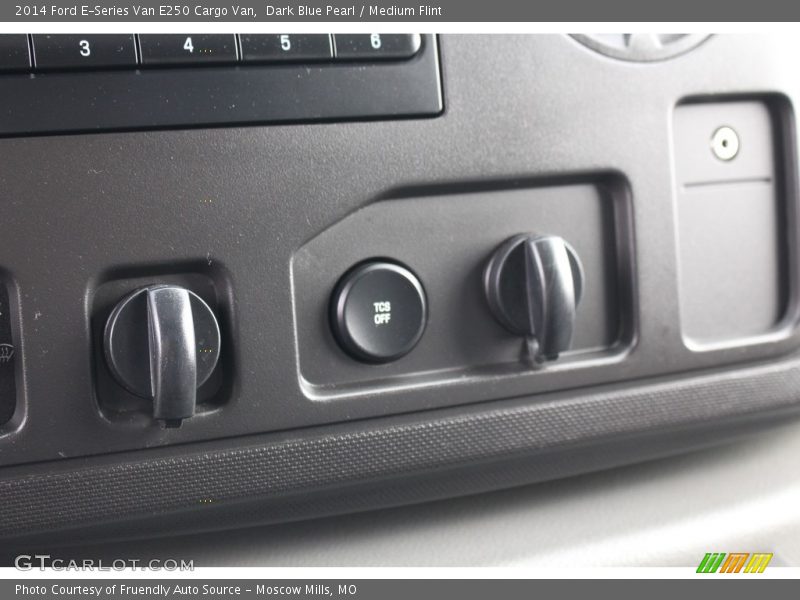 Dark Blue Pearl / Medium Flint 2014 Ford E-Series Van E250 Cargo Van