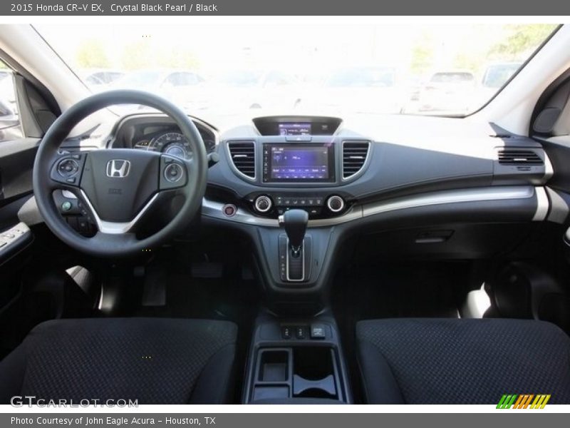 Crystal Black Pearl / Black 2015 Honda CR-V EX