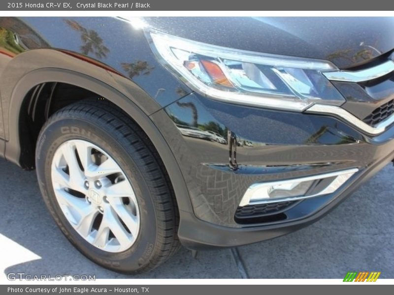 Crystal Black Pearl / Black 2015 Honda CR-V EX