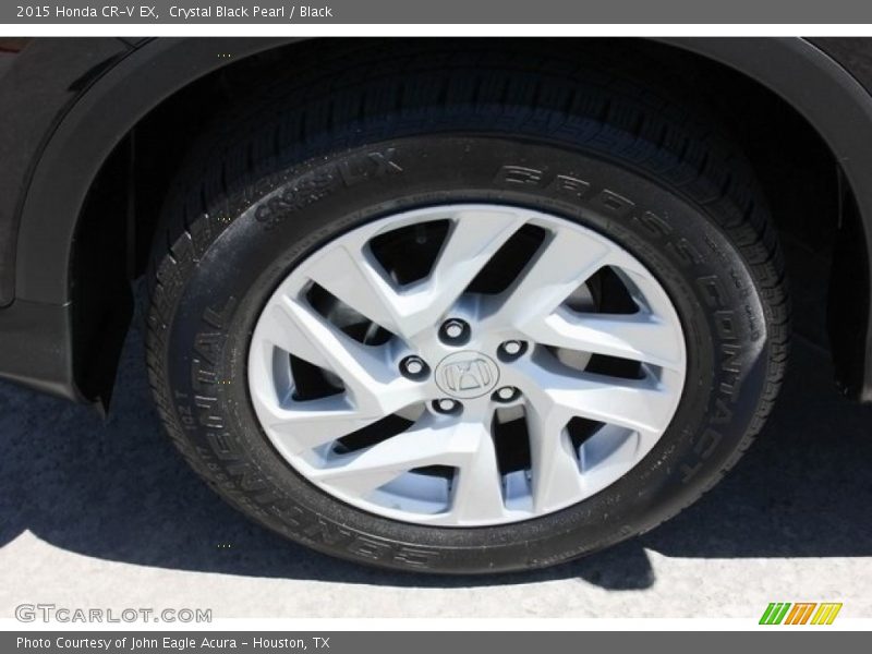 Crystal Black Pearl / Black 2015 Honda CR-V EX