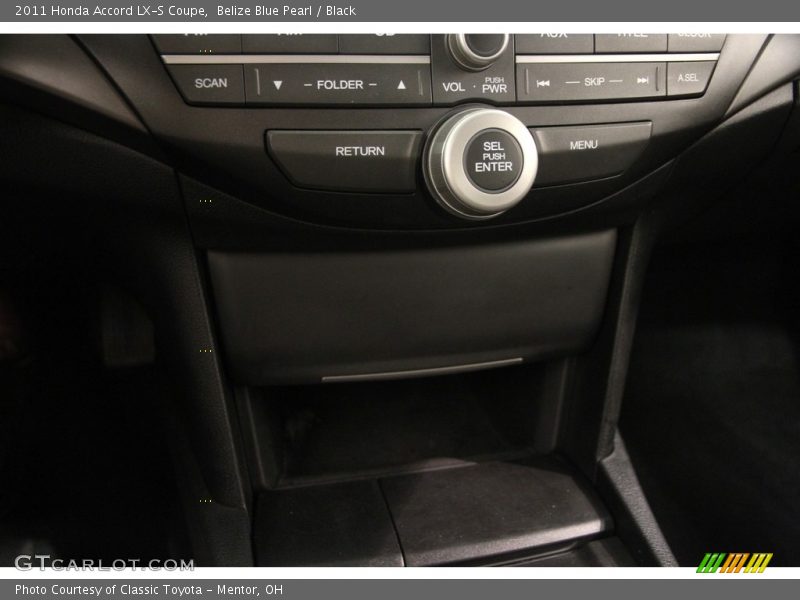 Belize Blue Pearl / Black 2011 Honda Accord LX-S Coupe