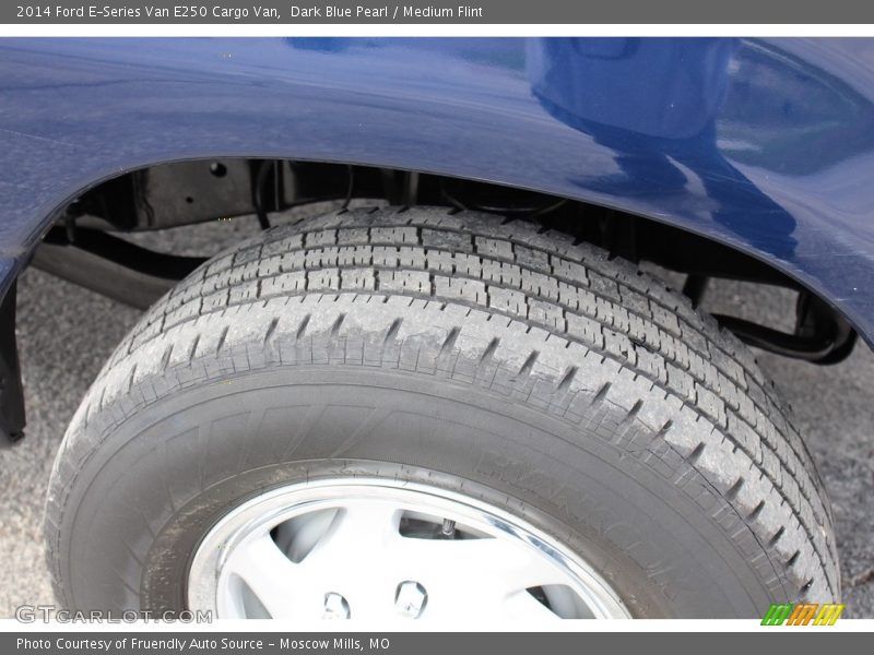Dark Blue Pearl / Medium Flint 2014 Ford E-Series Van E250 Cargo Van