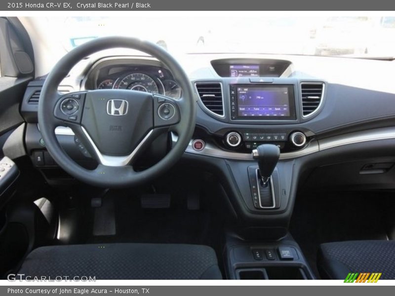 Crystal Black Pearl / Black 2015 Honda CR-V EX