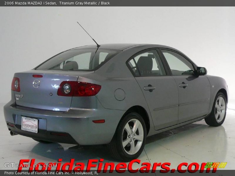 Titanium Gray Metallic / Black 2006 Mazda MAZDA3 i Sedan