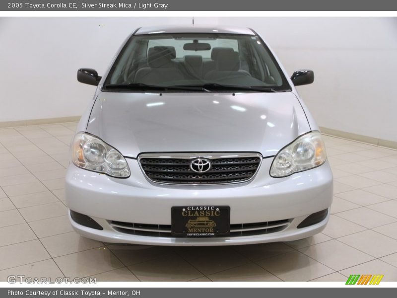 Silver Streak Mica / Light Gray 2005 Toyota Corolla CE