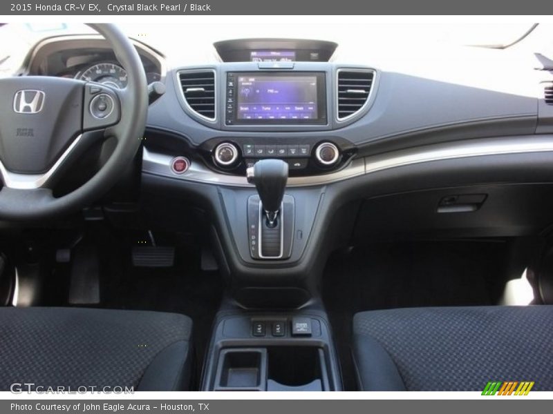 Crystal Black Pearl / Black 2015 Honda CR-V EX