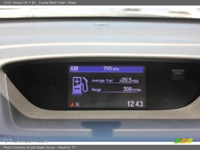 Crystal Black Pearl / Black 2015 Honda CR-V EX