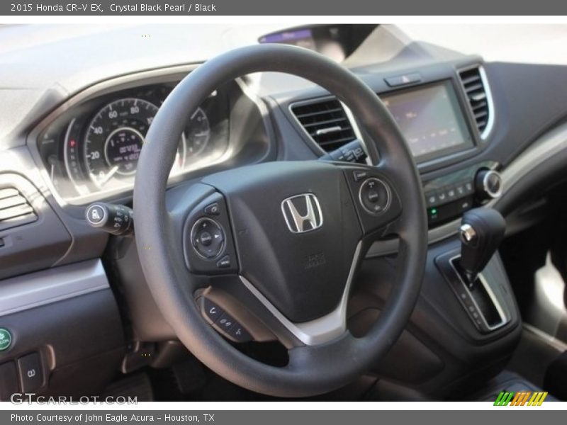 Crystal Black Pearl / Black 2015 Honda CR-V EX