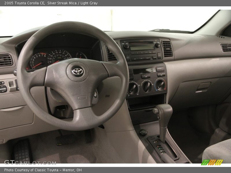 Silver Streak Mica / Light Gray 2005 Toyota Corolla CE