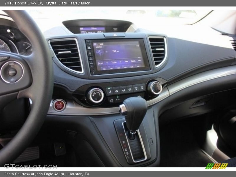 Crystal Black Pearl / Black 2015 Honda CR-V EX