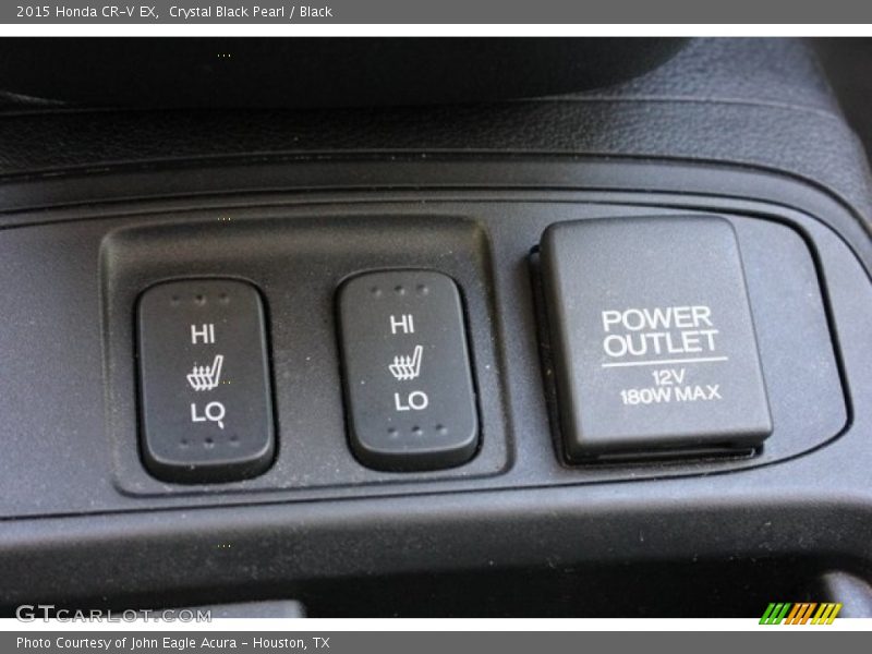 Crystal Black Pearl / Black 2015 Honda CR-V EX