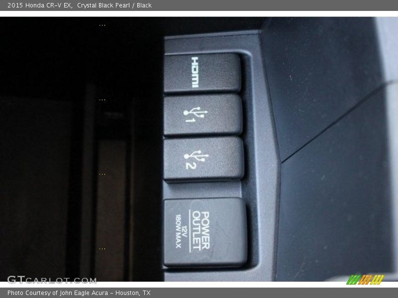 Crystal Black Pearl / Black 2015 Honda CR-V EX