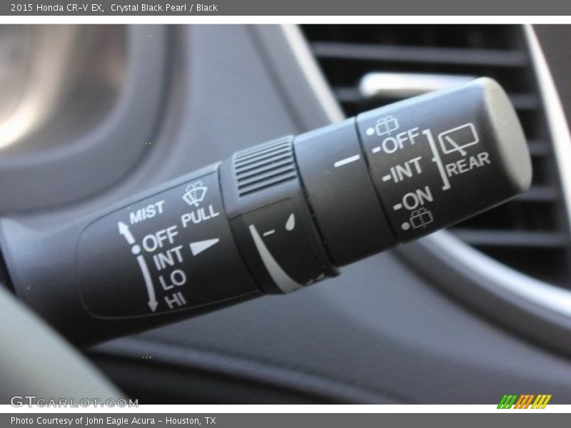 Crystal Black Pearl / Black 2015 Honda CR-V EX