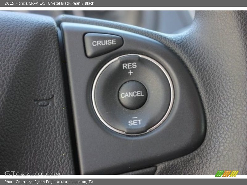 Crystal Black Pearl / Black 2015 Honda CR-V EX
