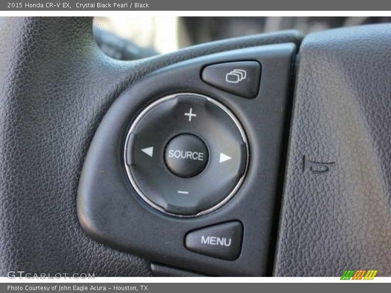 Crystal Black Pearl / Black 2015 Honda CR-V EX