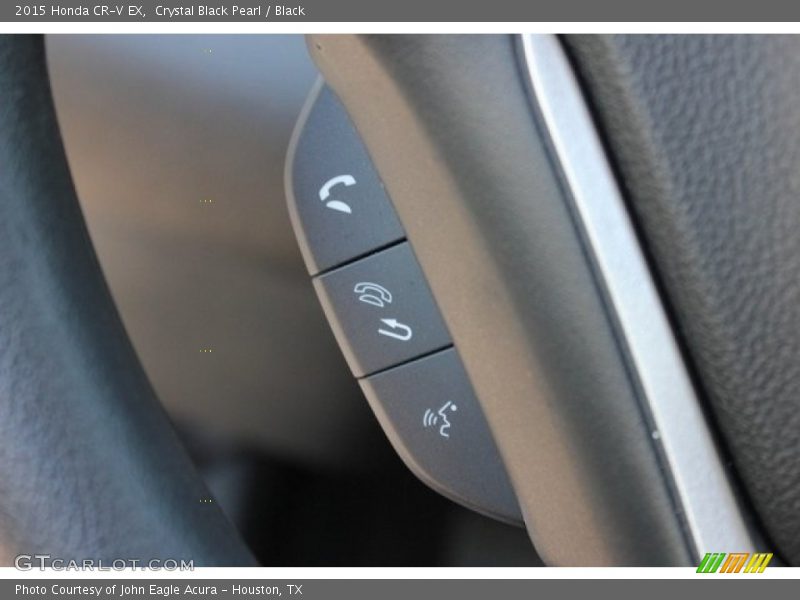 Crystal Black Pearl / Black 2015 Honda CR-V EX