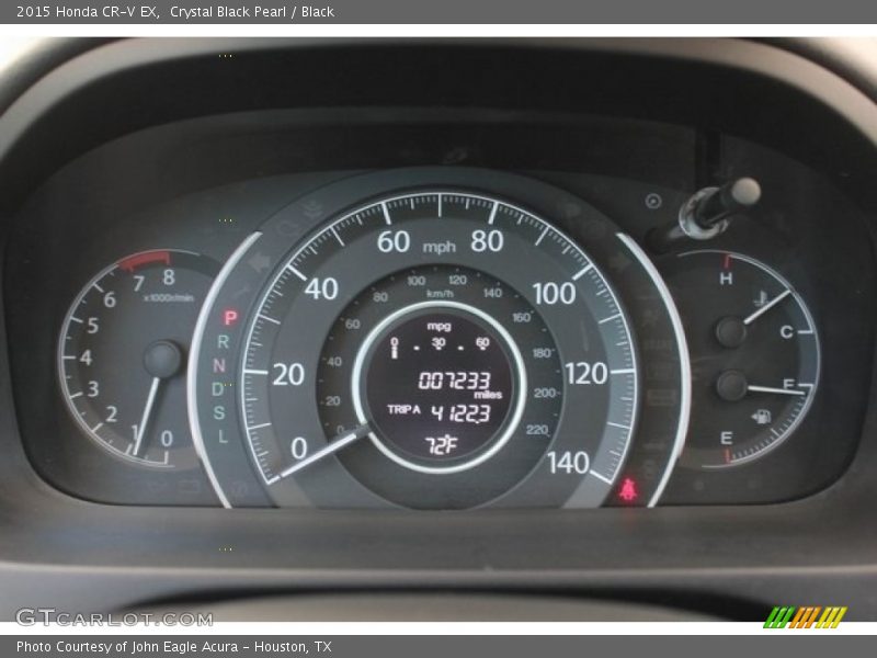 Crystal Black Pearl / Black 2015 Honda CR-V EX