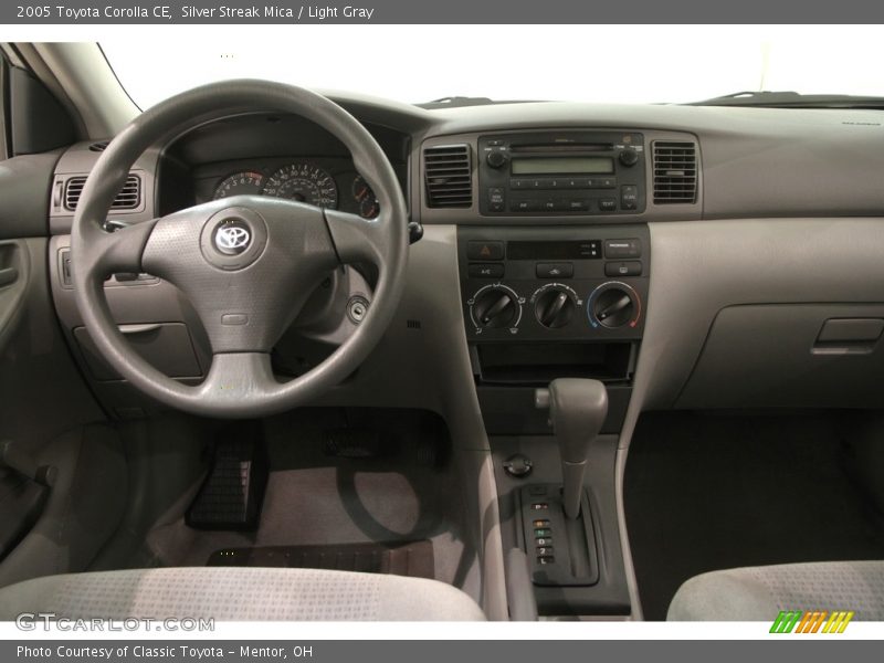 Silver Streak Mica / Light Gray 2005 Toyota Corolla CE