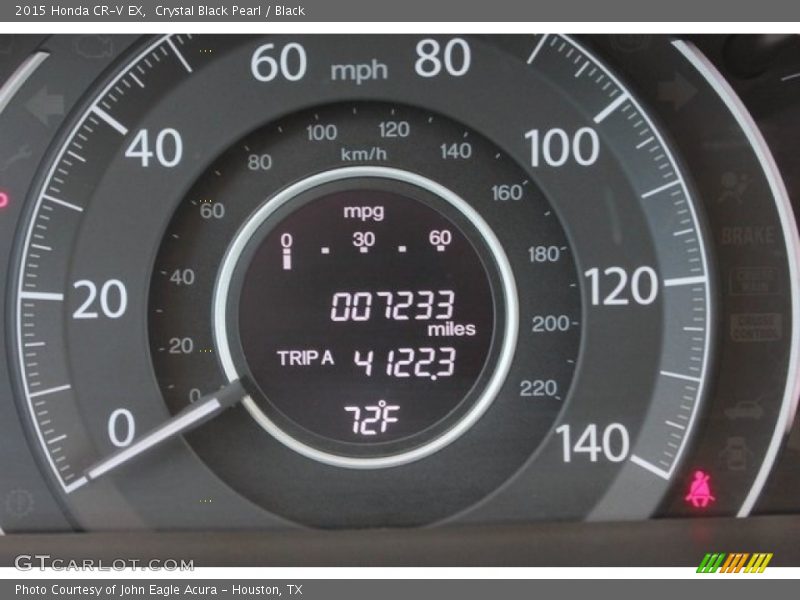 Crystal Black Pearl / Black 2015 Honda CR-V EX