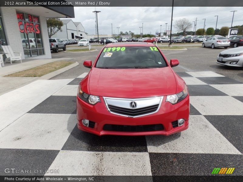 Milano Red / Ebony 2012 Acura TSX Special Edition Sedan
