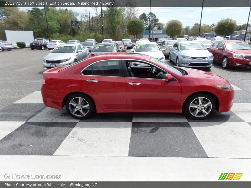 Milano Red / Ebony 2012 Acura TSX Special Edition Sedan