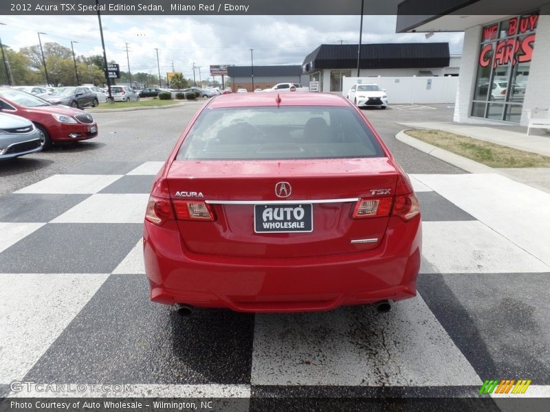 Milano Red / Ebony 2012 Acura TSX Special Edition Sedan
