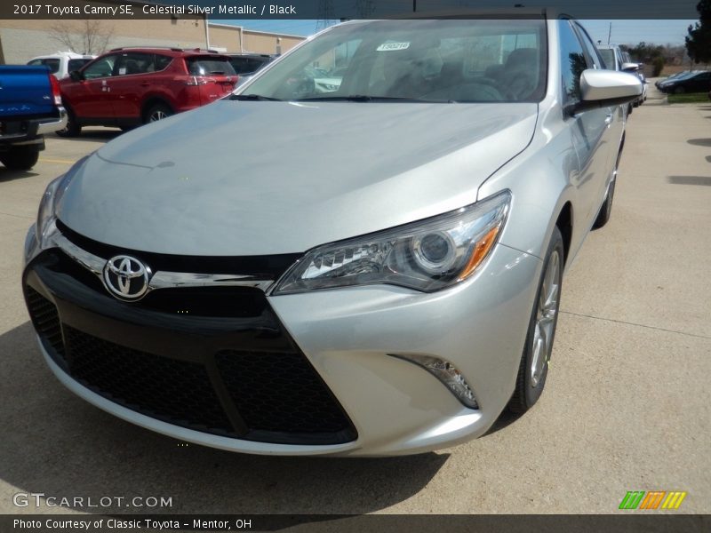 Celestial Silver Metallic / Black 2017 Toyota Camry SE