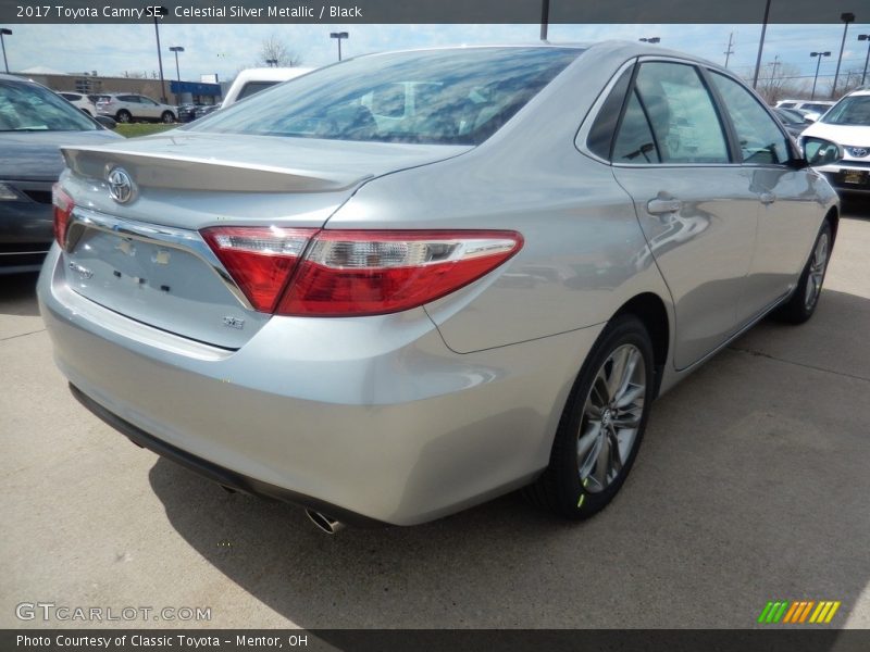 Celestial Silver Metallic / Black 2017 Toyota Camry SE
