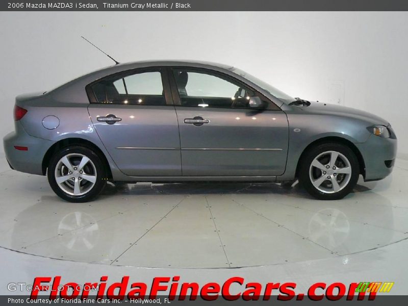 Titanium Gray Metallic / Black 2006 Mazda MAZDA3 i Sedan