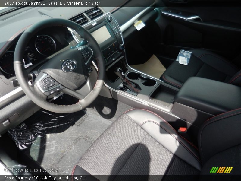 Celestial Silver Metallic / Black 2017 Toyota Camry SE