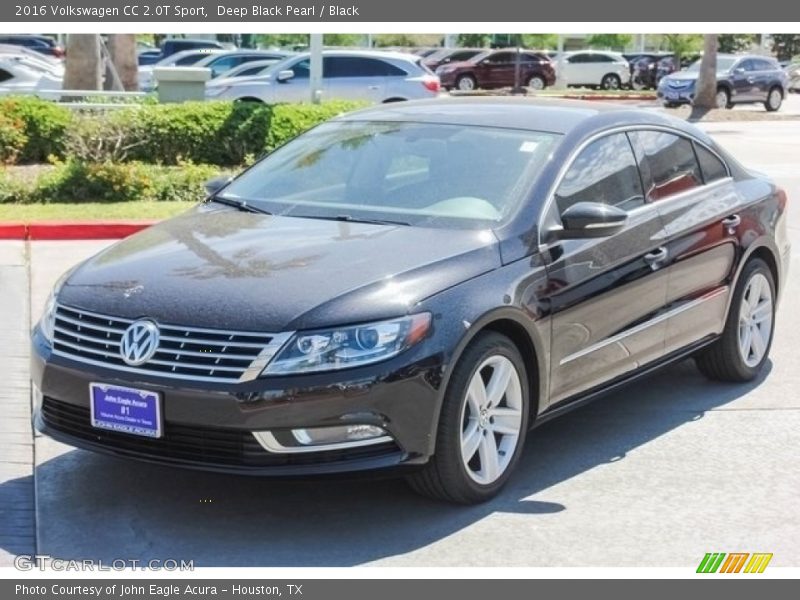 Deep Black Pearl / Black 2016 Volkswagen CC 2.0T Sport