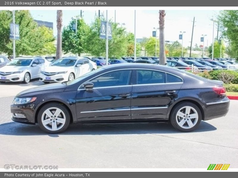 Deep Black Pearl / Black 2016 Volkswagen CC 2.0T Sport