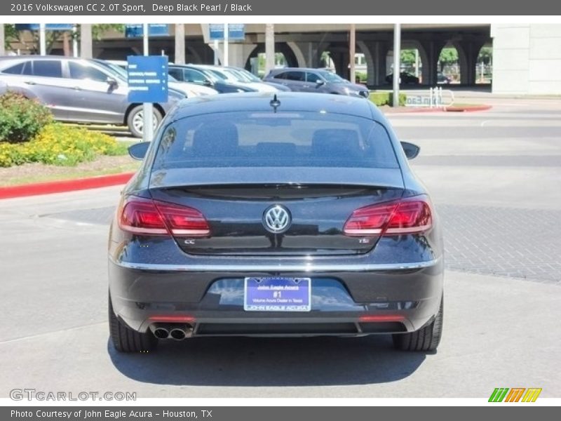 Deep Black Pearl / Black 2016 Volkswagen CC 2.0T Sport