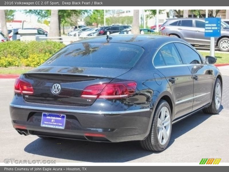 Deep Black Pearl / Black 2016 Volkswagen CC 2.0T Sport
