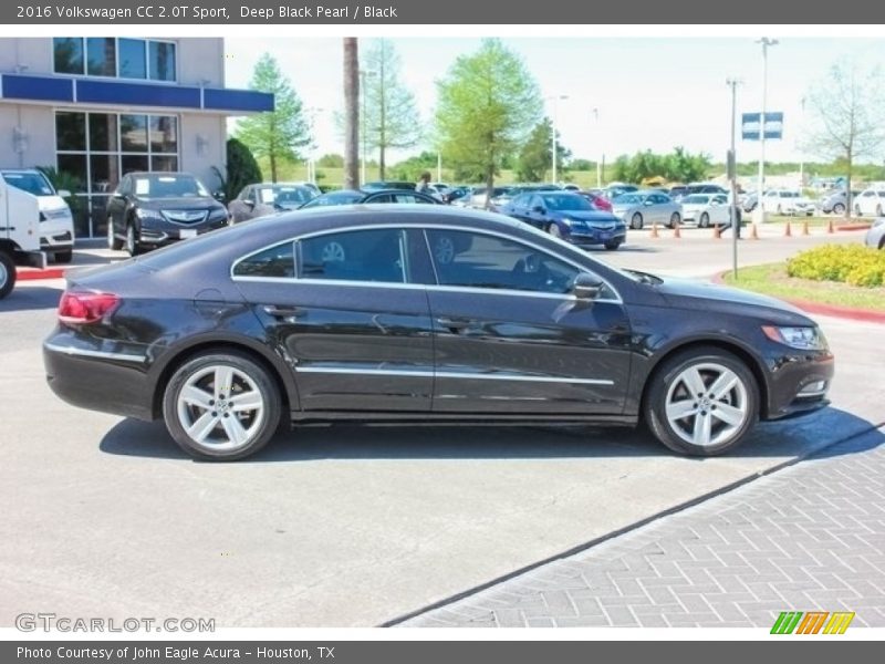 Deep Black Pearl / Black 2016 Volkswagen CC 2.0T Sport