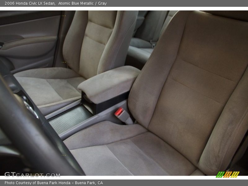 Atomic Blue Metallic / Gray 2006 Honda Civic LX Sedan