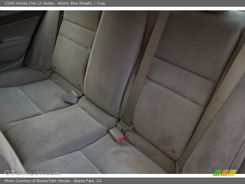 Atomic Blue Metallic / Gray 2006 Honda Civic LX Sedan