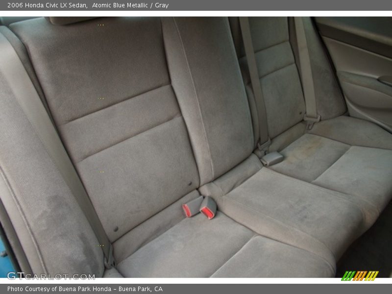 Atomic Blue Metallic / Gray 2006 Honda Civic LX Sedan